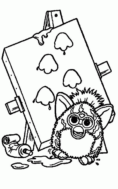 Furby kolorowanki